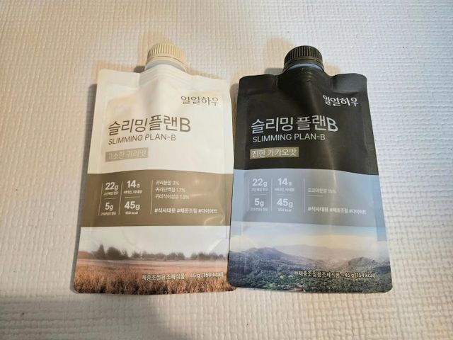 일일하우 슬리밍 플랜B 고소한 귀리맛, 진한 카카오맛 (체중조절식) 리뷰 사진