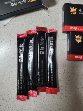 새롬바이오 리생 [미쾌변] 차전자피 식이섬유 건강기능식품 3팩 — 5점을 준 리뷰어가 2021년 6월 올린 사용 사진