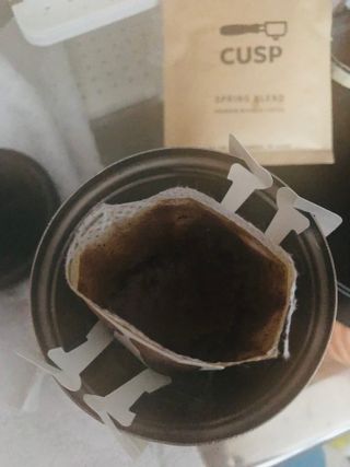 커스프 드립백 커피 G1원두 버라이어티팩 12g 12개입 — 5점을 준 리뷰어가 2022년 8월 올린 사용 사진