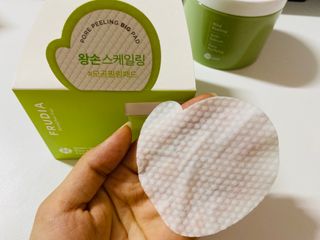 [후르디아] 약산성  모공 필링 패드(70매) — 4점을 준 리뷰어가 2021년 7월 올린 사용 사진