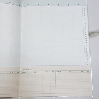 리훈 쉬운 오늘쓰임 가계부 + 다정한마테 요일/날짜 6mm — 5점을 준 리뷰어가 2022년 2월 올린 사용 사진