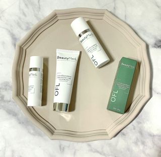프랑스 뷰티메드 OFL 리밸런싱 케어 3종 키트 (OFL세럼 30ml & 딸라스파 어메니티 4종 증정) — 5점을 준 리뷰어가 2022년 8월 올린 사용 사진