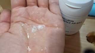 씽크바이오 히알루론 에센스 에어볼 28ea — 4.5점을 준 리뷰어가 2022년 9월 올린 사용 사진