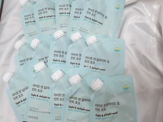 아므_이너뷰티 라이트 앤 딜라이트 밀 민트 초코 — 5점을 준 리뷰어가 2021년 8월 올린 사용 사진
