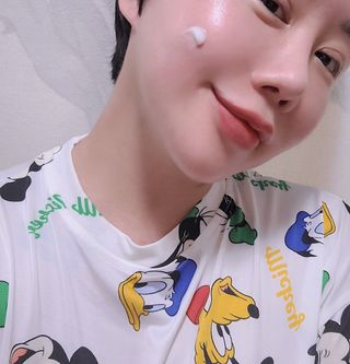 [후르디아] 민감피부 수분크림 비건 아보카도 크림 — 5점을 준 리뷰어가 2022년 8월 올린 사용 사진