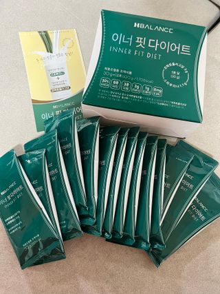 하나마이 이너핏 다이어트 30g x 14포 올인원 체중조절용 쉐이크 / 프락토올리고당+스피루리나 함유 피부탄력 까지~ — 4.5점을 준 리뷰어가 2023년 3월 올린 사용 사진