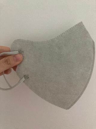 케이퓨리 귀편한 숨쉬기편한 새부리형 항균 구리마스크 대형 — 5점을 준 리뷰어가 2022년 11월 올린 사용 사진