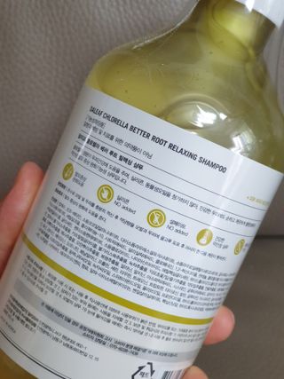 달리프 클로렐라 베러 루트 릴렉싱 샴푸 500ml — 5점을 준 리뷰어가 2021년 6월 올린 사용 사진