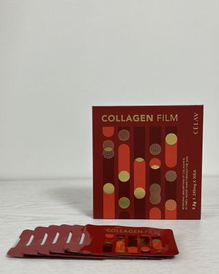 프리마인 귀족의 콜라겐, 92배 흡수율. 럭셔리 프리미엄 셀라브 콜라겐필름 30매 — 4점을 준 리뷰어가 2022년 5월 올린 사용 사진