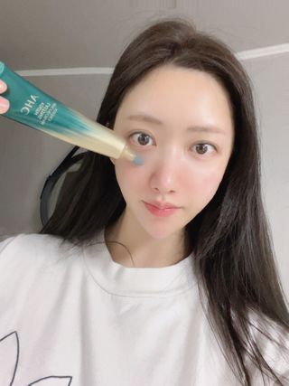 [NEW 탄력유턴 아이크림] AHC 유스 래스팅 리얼 아이크림 포 페이스 — 5점을 준 리뷰어가 2021년 3월 올린 사용 사진