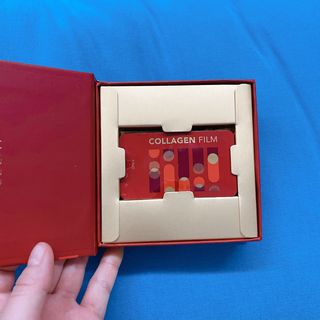 프리마인 귀족의 콜라겐, 92배 흡수율. 럭셔리 프리미엄 셀라브 콜라겐필름 30매 — 3.5점을 준 리뷰어가 2021년 10월 올린 사용 사진