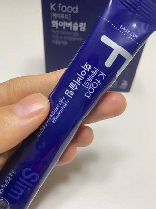 똥기사의 케이푸드 화이버슬림 — 3.5점을 준 리뷰어가 2021년 1월 올린 사용 사진