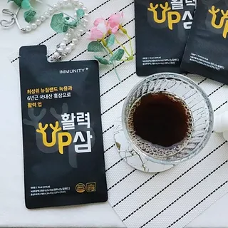 [이뮤니티플러스] 최고급녹용과 국내산 6년근 홍삼으로 활력업!!_ 활력UP삼 30포 1box — 5점을 준 리뷰어가 2022년 5월 올린 사용 사진
