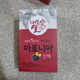 서울약사신협_내몸애생발란스아로니아_70ml x 30포 — 5점을 준 리뷰어가 2021년 6월 올린 사용 사진