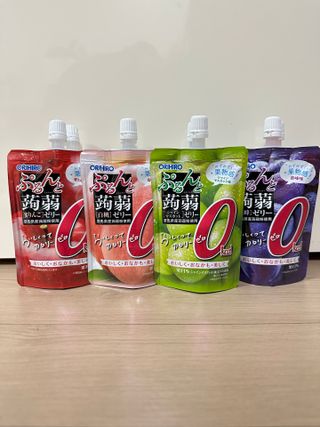 ORIHIRO 오리히로 곤약젤리 제로칼로리 130g 4종 4팩(맛별로 1팩씩) — 5점을 준 리뷰어가 2023년 1월 올린 사용 사진