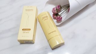 스킨큐어 산다화 유기농 레몬썬크림 — 5점을 준 리뷰어가 2022년 4월 올린 사용 사진