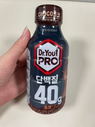 닥터유 프로 단백질 드링크 40g 초코 닥터유 프로 단백질드링크 40g 초코 — 5점을 준 리뷰어가 2024년 9월 올린 사용 사진