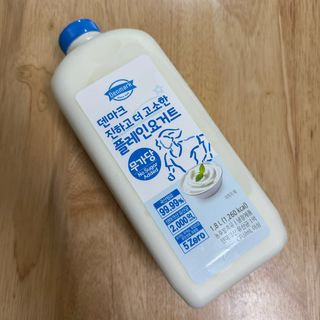 *구매평_[덴마크] 진하고 더 고소한 무가당 플레인 요거트 1.8L — 5점을 준 리뷰어가 2025년 9월 올린 사용 사진
