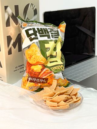 맛있게 채우는 단백질 12g, 닥터유 단백질칩 — 5점을 준 리뷰어가 2023년 12월 올린 사용 사진