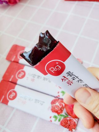 함초록 Rg+ 석류콜라겐젤리 — 5점을 준 리뷰어가 2021년 4월 올린 사용 사진