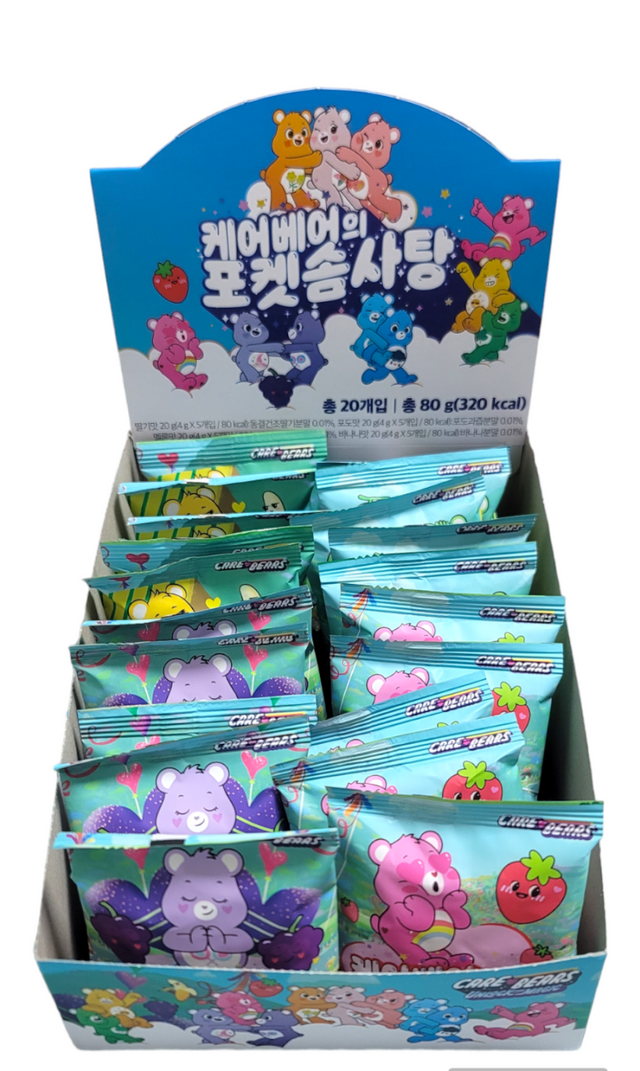 ⭐쿠팡⭐포켓솜사탕 4가지맛 🍓딸기🍈멜론🍌바나나🍇포도 (총 20봉) 리뷰 사진