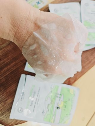 세뚜아(Cettua) 나우[세뚜아] 포레스트 수딩 마스크 Cettual Forest  Soothing Mask 4매 — 5점을 준 리뷰어가 2024년 3월 올린 사용 사진