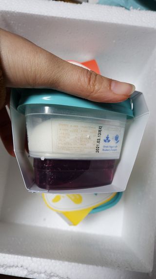 요즘 콩포트 그릭요거트 3종 세트 — 4점을 준 리뷰어가 2021년 3월 올린 사용 사진