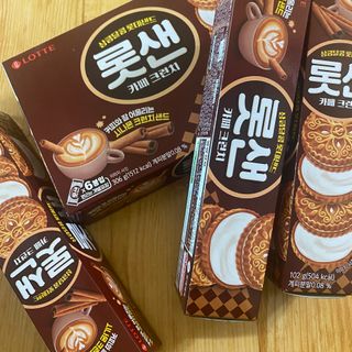 롯데제과 롯샌 카페크런치 — 5점을 준 리뷰어가 2021년 10월 올린 사용 사진