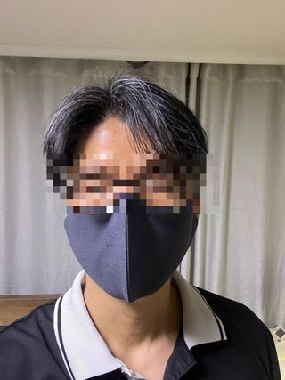 [AVAVE] 어베이브 페이스히트 스포츠 골프 방한 페이스 마스크 — 4.5점을 준 리뷰어가 2024년 1월 올린 사용 사진
