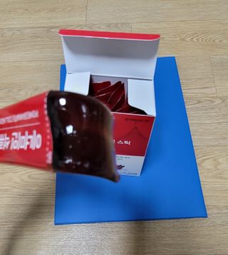 이너미인 석류 콜라겐 스틱 — 5점을 준 리뷰어가 2021년 1월 올린 사용 사진
