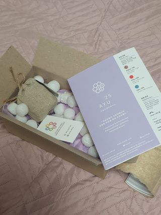 AYU25[아유트웬티파이브]다마스크로즈워터 베이스 천연 수분 촉촉 크림 — 5점을 준 리뷰어가 2021년 3월 올린 사용 사진