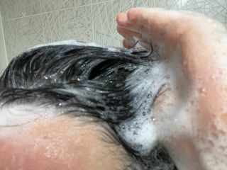 닥터시드 페퍼민트 앤 레몬 비건 비듬케어 쿨 탈모 샴푸 (1000ml) — 4.5점을 준 리뷰어가 2024년 1월 올린 사용 사진