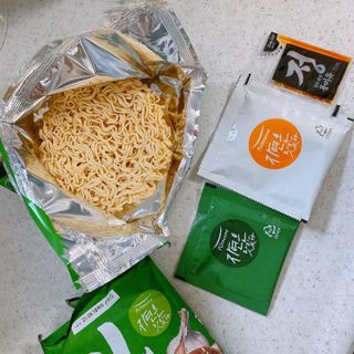 [풀무원] 자연은맛있다 정면, 백면, 홍면  세트 — 5점을 준 리뷰어가 2021년 4월 올린 사용 사진