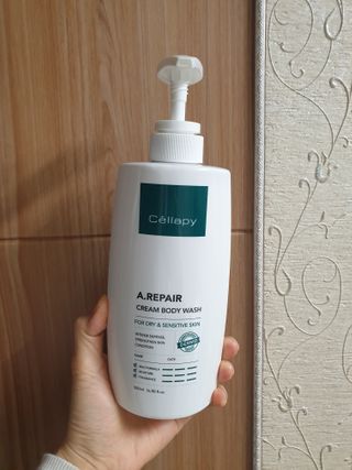 셀라피 에이리페어 크림 바디 워시 2세대 500ml — 5점을 준 리뷰어가 2021년 1월 올린 사용 사진