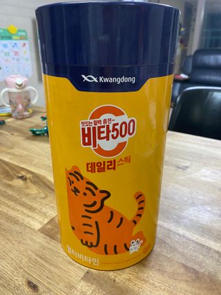 광동생활건강 프리 [광동] VB와 VC를 함유한 멀티 비타민 비타 500 데일리 스틱 180포 — 5점을 준 리뷰어가 2022년 6월 올린 사용 사진