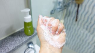 [후르디아] 아보카도 약산성 비건 여성 청결제 — 5점을 준 리뷰어가 2022년 3월 올린 사용 사진