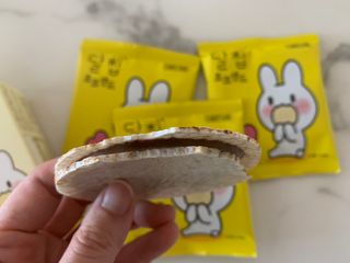 네이처오다 달칩 초코샌드 — 5점을 준 리뷰어가 2021년 2월 올린 사용 사진