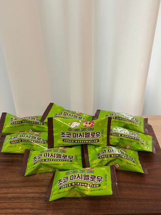 (주) 피치코리아 짱구 초코마시멜로우 X 10개입 — 5점을 준 리뷰어가 2023년 3월 올린 사용 사진