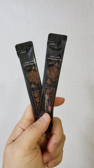 프리마인 자체 기업부설 연구소에서 찾아낸 건강한 수면의 비밀.  슬립토 플러스 30포 — 5점을 준 리뷰어가 2021년 11월 올린 사용 사진