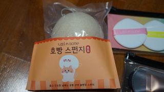[툴앤썸] 메이크업 브러시로 바르고 호빵 스펀지로 클렌징하는 A-Z 뷰티툴 5종 — 5점을 준 리뷰어가 2021년 1월 올린 사용 사진