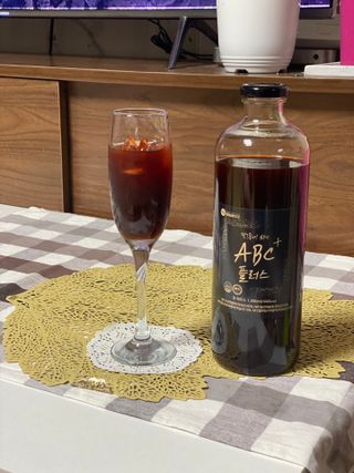 미쁨생활건강 딱좋아 첨가물없는 ABC플러스 프리미엄 주스 1,000ml — 3점을 준 리뷰어가 2021년 6월 올린 사용 사진