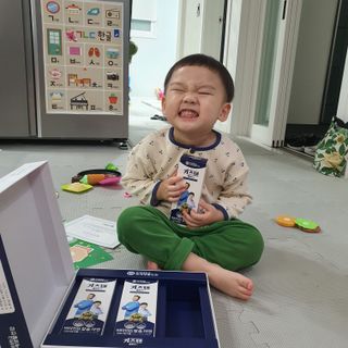 키즈텐플러스 연세 키즈텐 플러스 1개월 — 5점을 준 리뷰어가 2021년 4월 올린 사용 사진