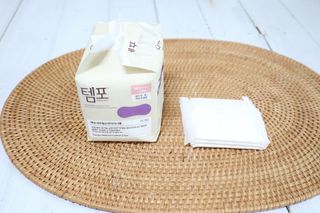 나우[템포] 템포 패드 내추럴 순면 생리대 SET(중형 슬림 + 대형 + 라이너) — 5점을 준 리뷰어가 2024년 4월 올린 사용 사진