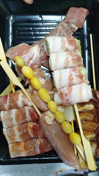 [다물꼬치] 모듬꼬치 10개 +데리야끼소스120g+매운고추소스120g — 5점을 준 리뷰어가 2021년 10월 올린 사용 사진