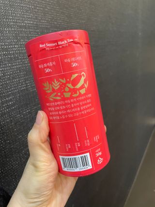 마시다 붉은 석양 빛을 담은 프리미엄 수제 블렌딩 홍차, 레드선셋블랙티 — 4점을 준 리뷰어가 2021년 3월 올린 사용 사진