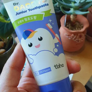 닥터데디스 안심불소 튼튼치약(청포도, 민트 중 택 1) 60g + 여행용 미니 치약 15g — 5점을 준 리뷰어가 2022년 8월 올린 사용 사진