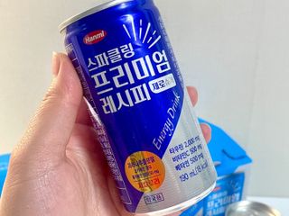 한미사이언스 [한미] 스파클링 프리미엄 레시피 (카페인, 제로카페인 2종)각5개총10개제공 — 5점을 준 리뷰어가 2025년 2월 올린 사용 사진