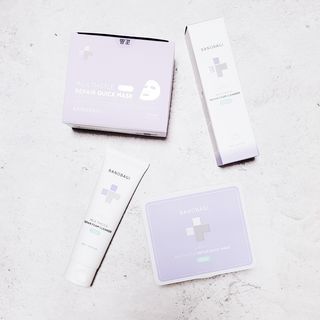 바노바기 코스메틱 바노바기 밀크씨슬 리페어 시카 폼 클렌저 플러스 120ml + 퀵 마스크 플러스 30매 — 5점을 준 리뷰어가 2023년 8월 올린 사용 사진