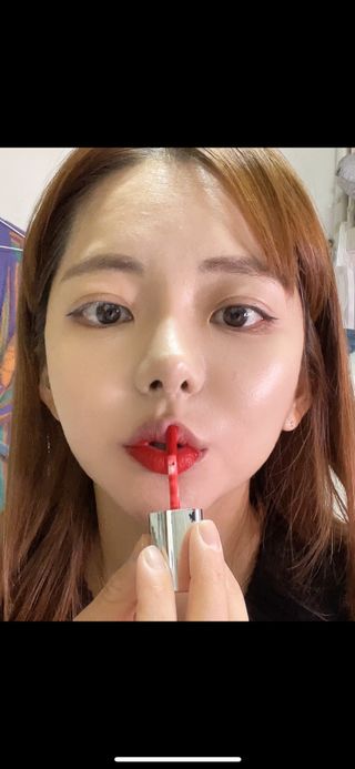 MF[밀리밀리] 프로틴 벨벳 립 플럼퍼 5종 — 5점을 준 리뷰어가 2024년 3월 올린 사용 사진