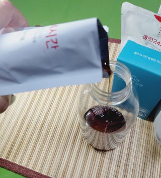 클린24시간 1BOX(5포) + 전용보틀(500ml) — 5점을 준 리뷰어가 2023년 6월 올린 사용 사진
